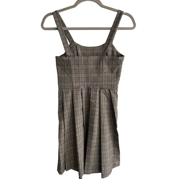 Monteau Plaid Fit & Flare Sleeveless Dress with Pleated Skirt size Small NWT - Picture 3 of 7
